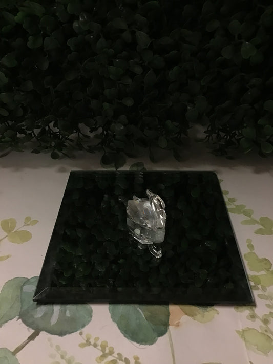 Swarovski Crystal Figurine- Miniature Swan