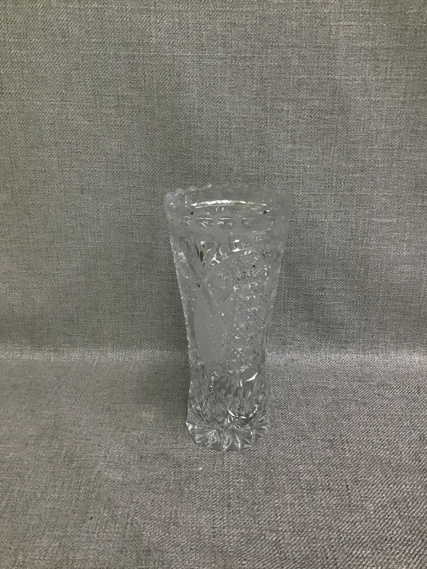 Cut Crystal Vase