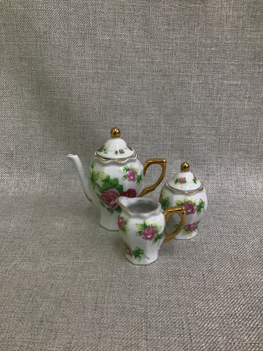3pc Miniature Tea Set