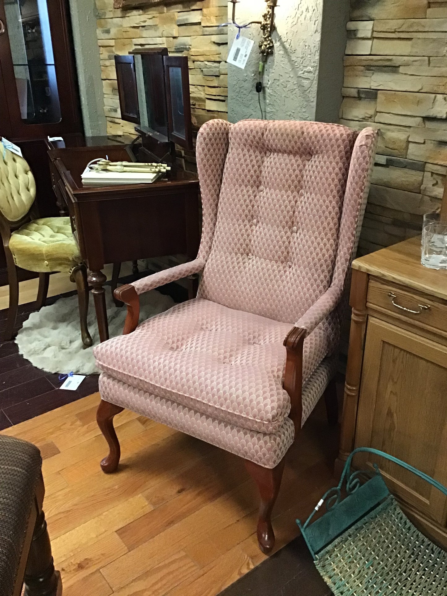 Vintage Wingback Chair