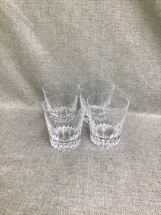 Set of 4 Waterford Double Old Fashion Glasses