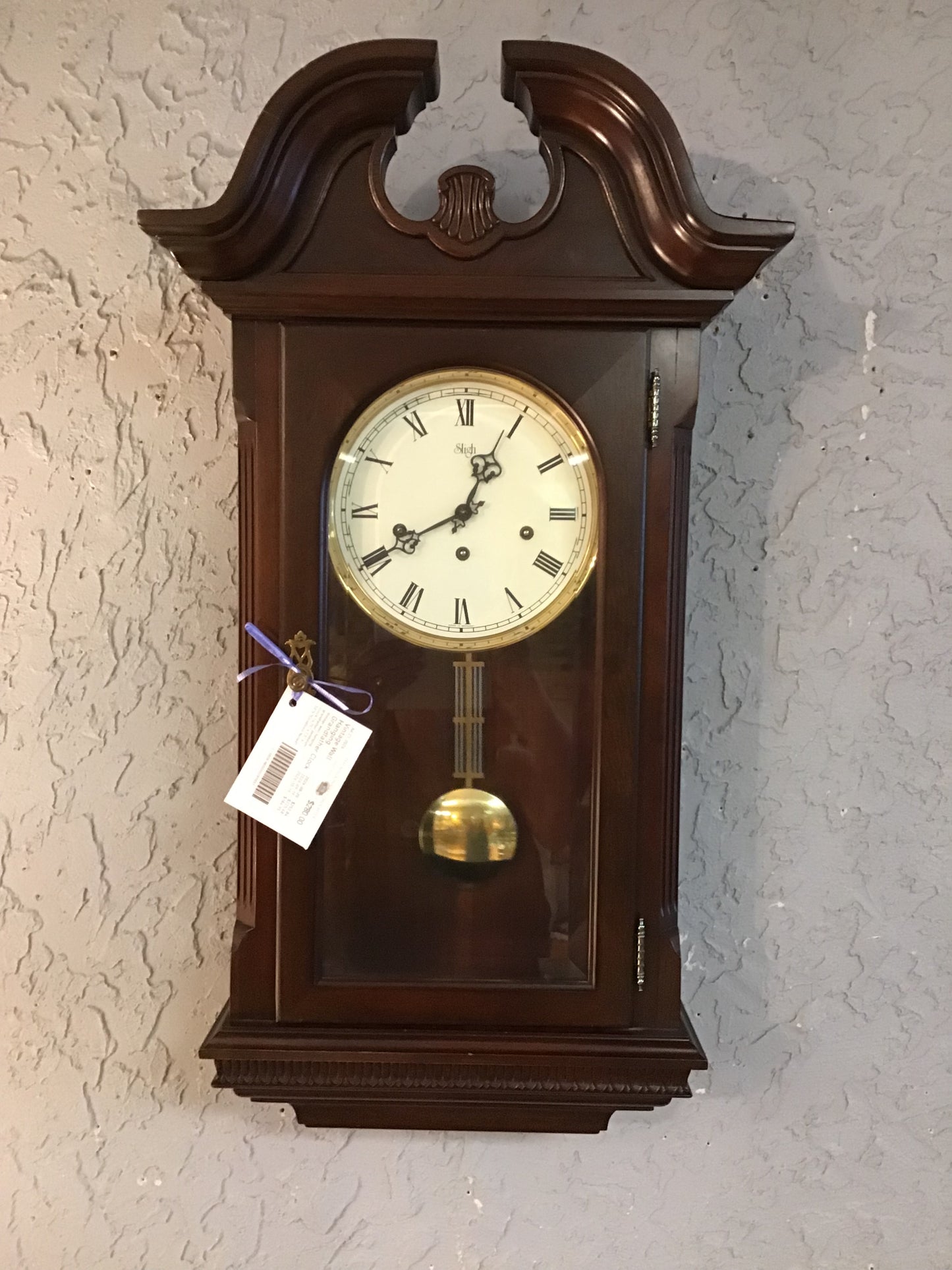 Vintage Wall Hanging Grandfather Clock