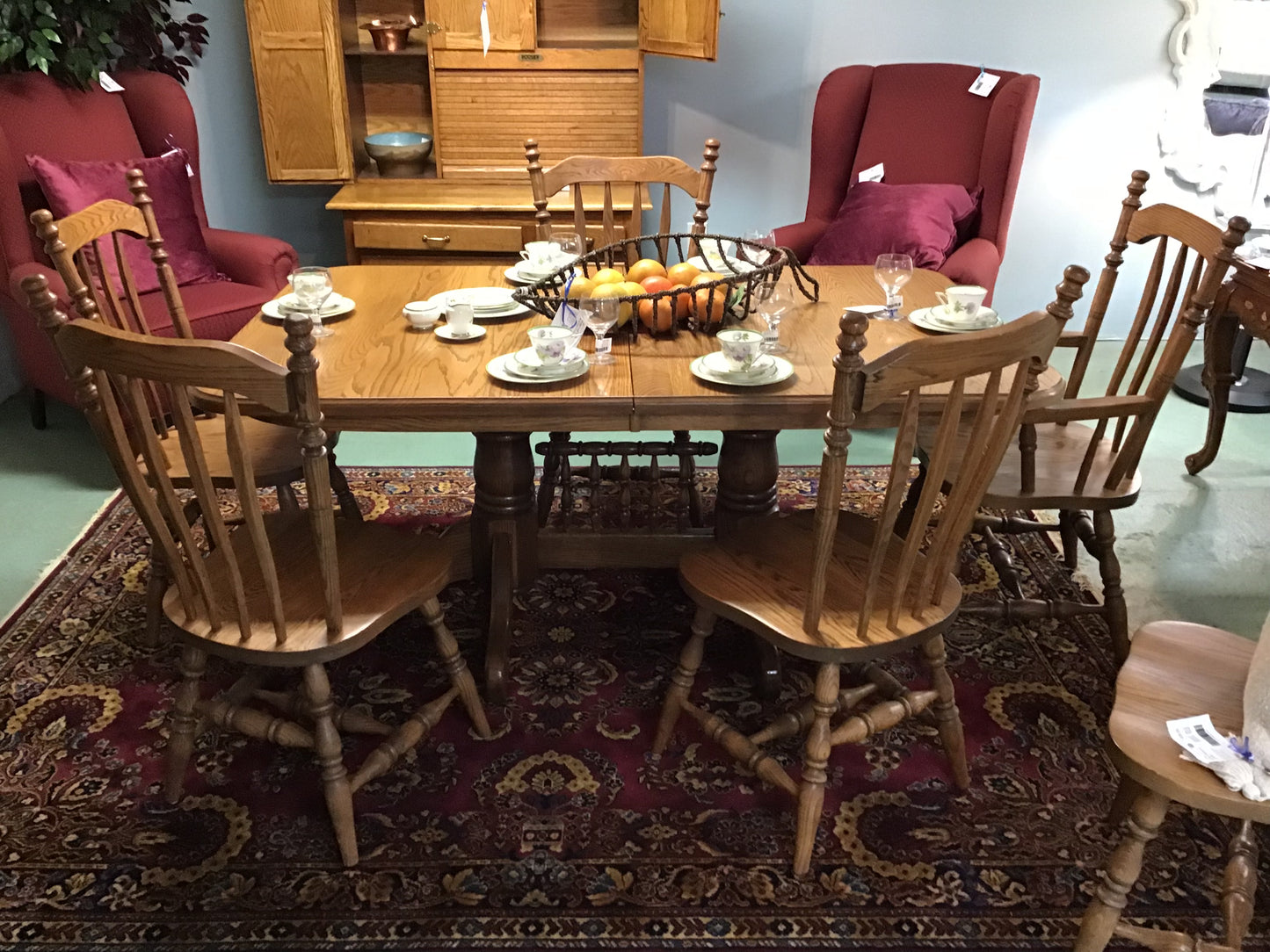 Solid Oak Dining Set