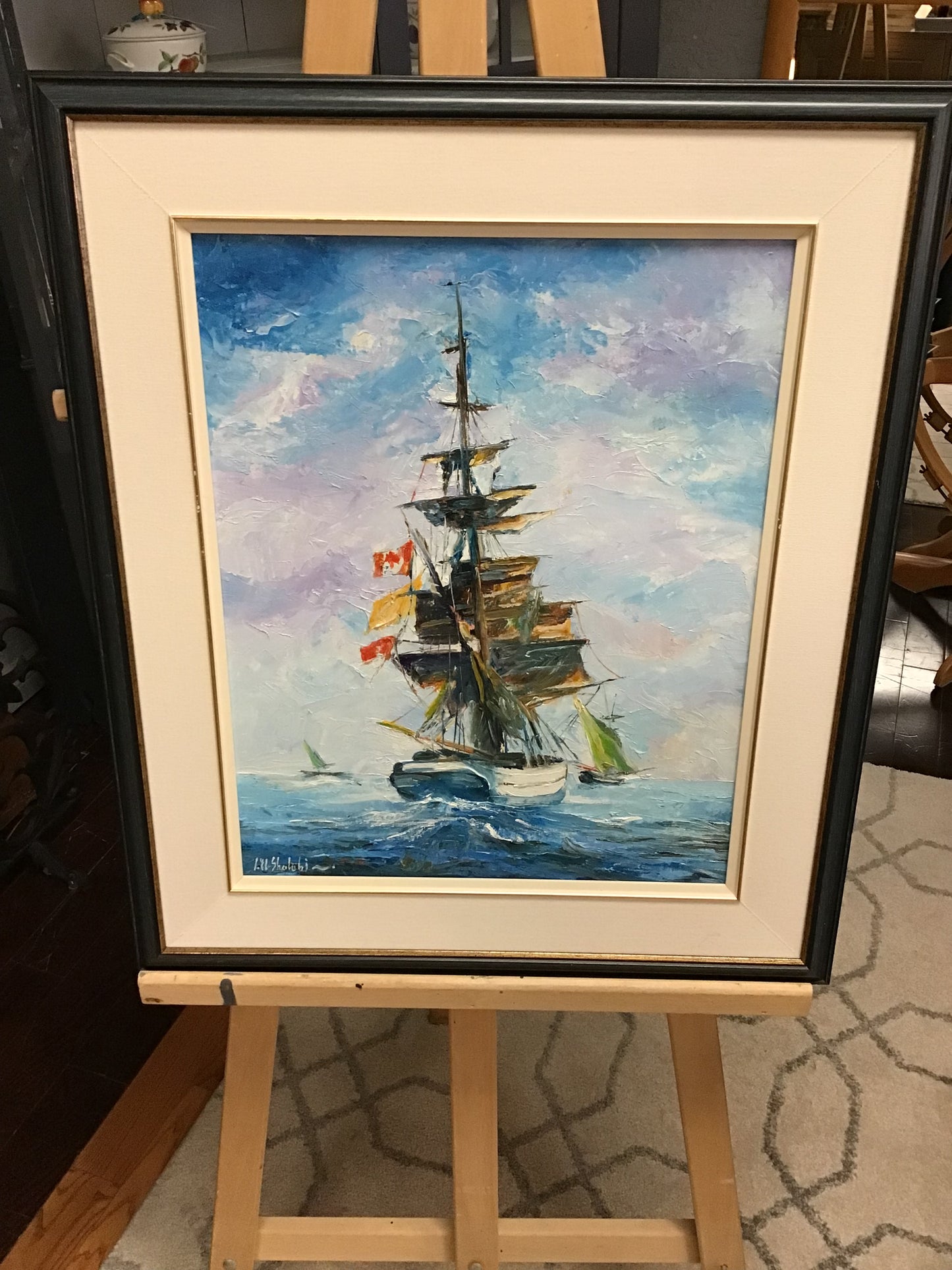 'The Inca' Original Oil Painting