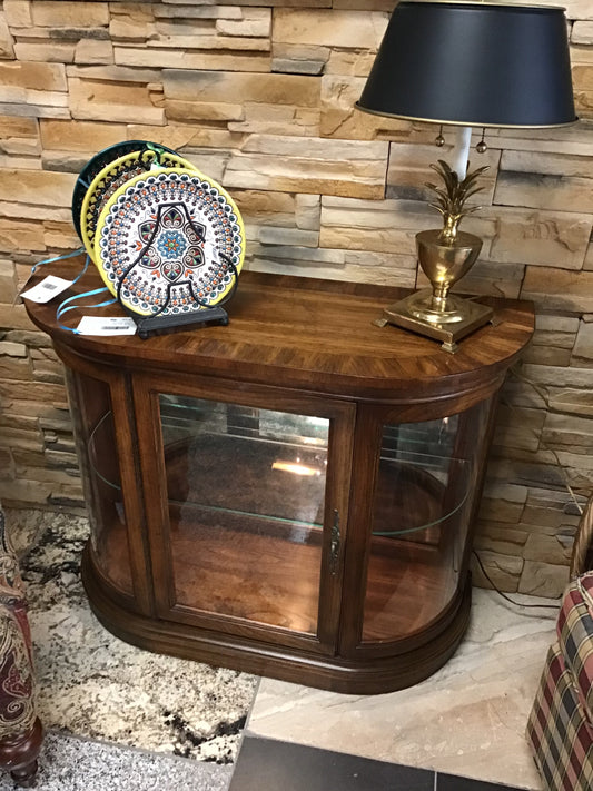 Dark Wood Curio Cabinet