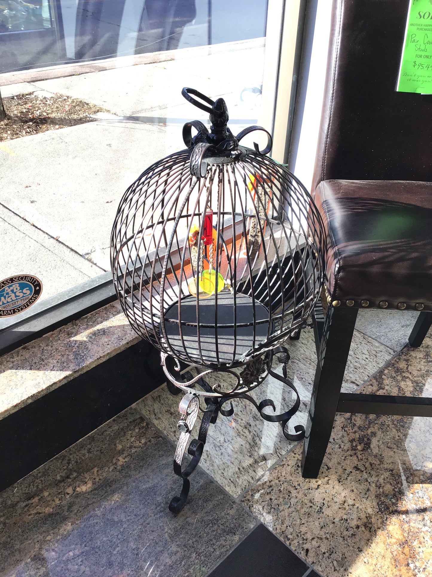 Decorative Wrought Iron Birdcage