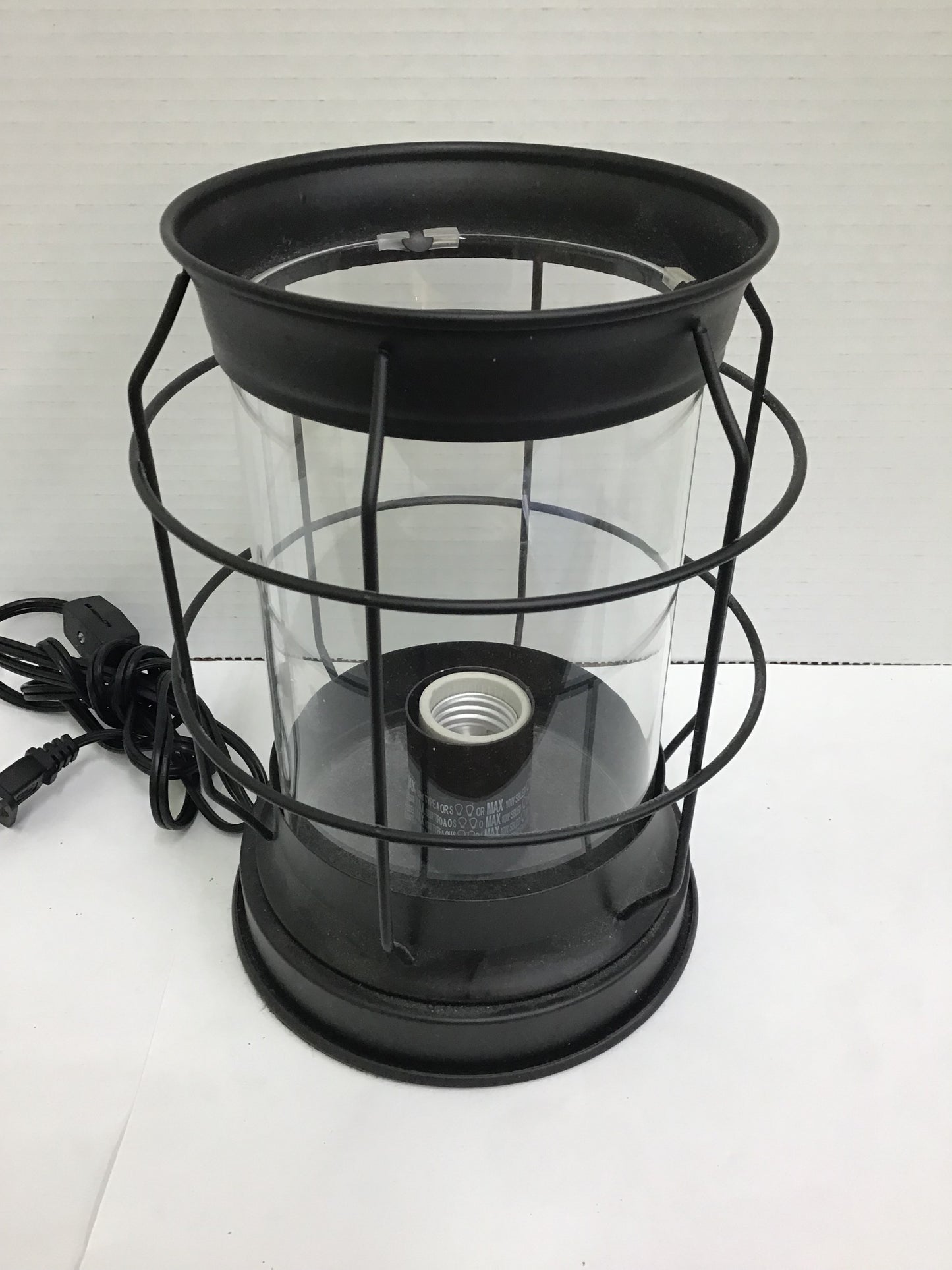 Modern Industrial Look Lamp- 9.25"h