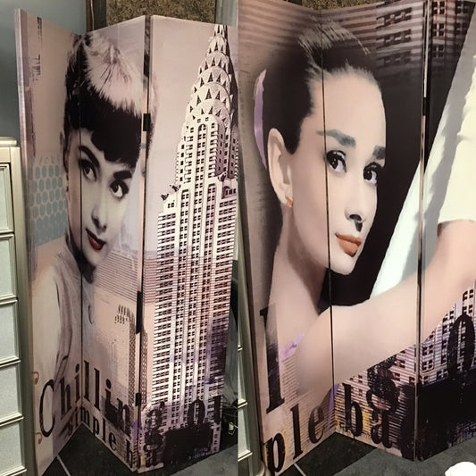 Audrey Hepburn Room Divider