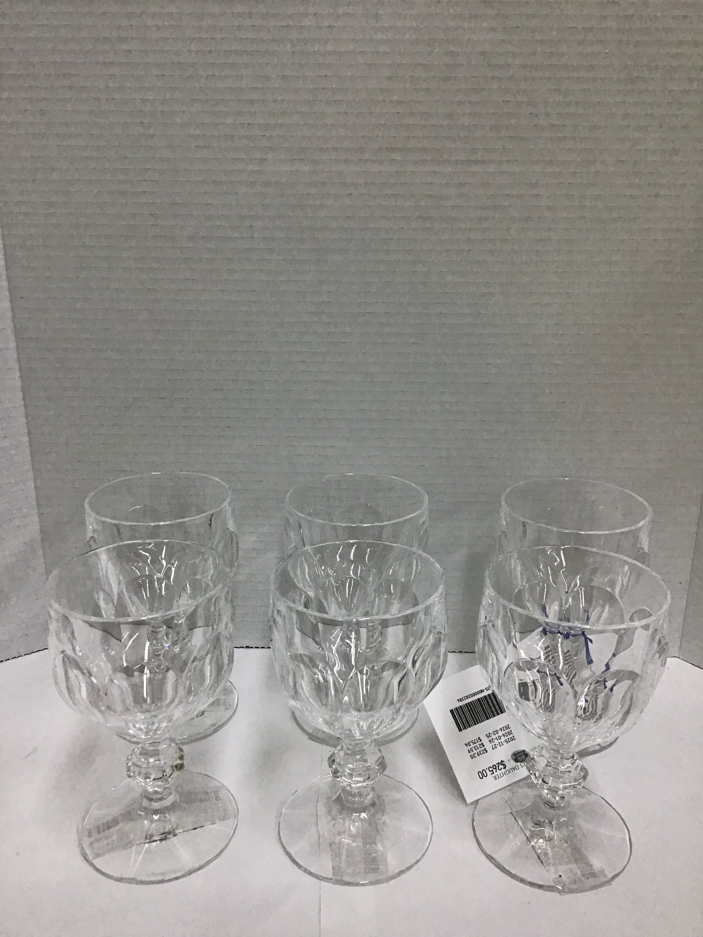 'Bernadotte' Villeroy & Boch Water Goblets (6)