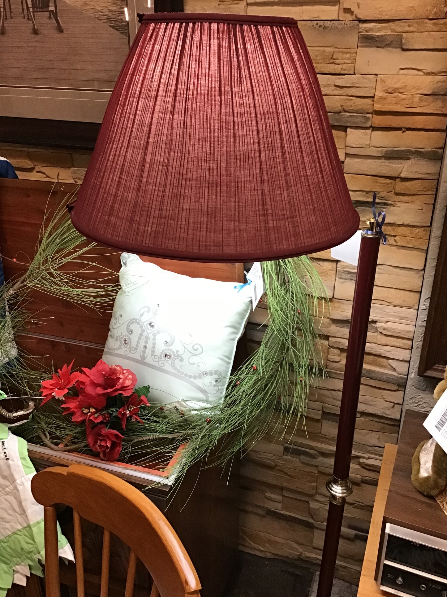 Swing Arm Tri-Light Floor Lamp- 59.5"h