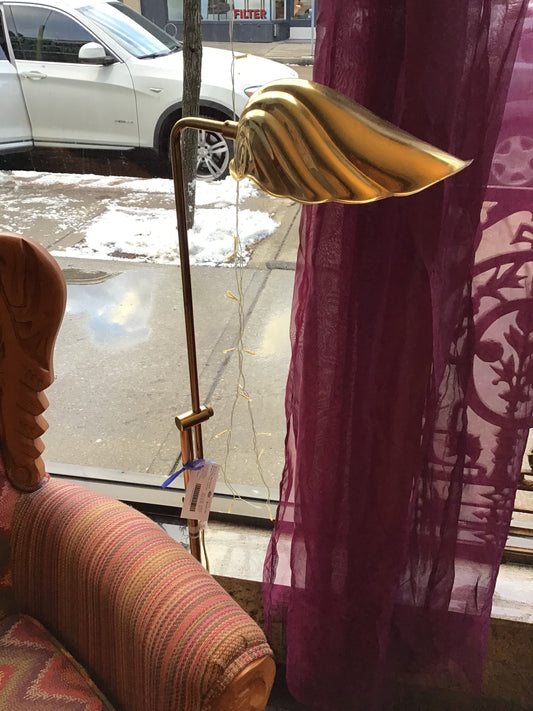 Vintage Nautical Brass Floor Lamp