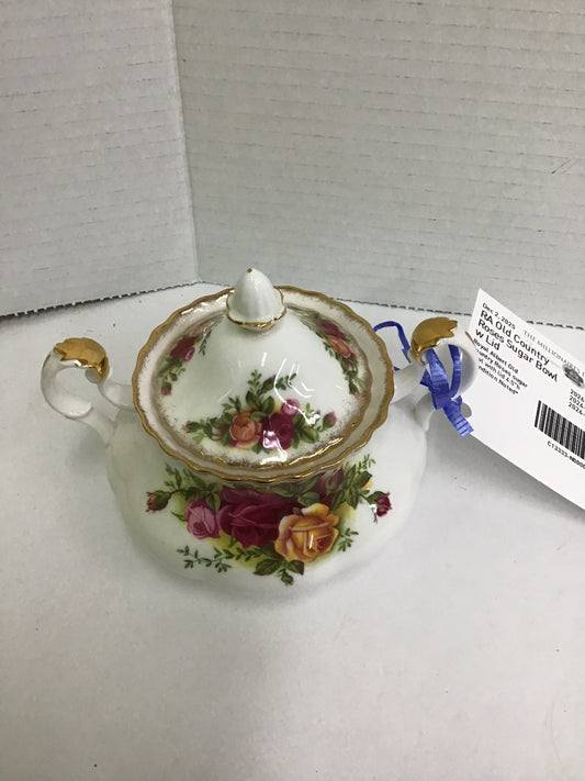RA Old Country Roses Sugar Bowl w Lid