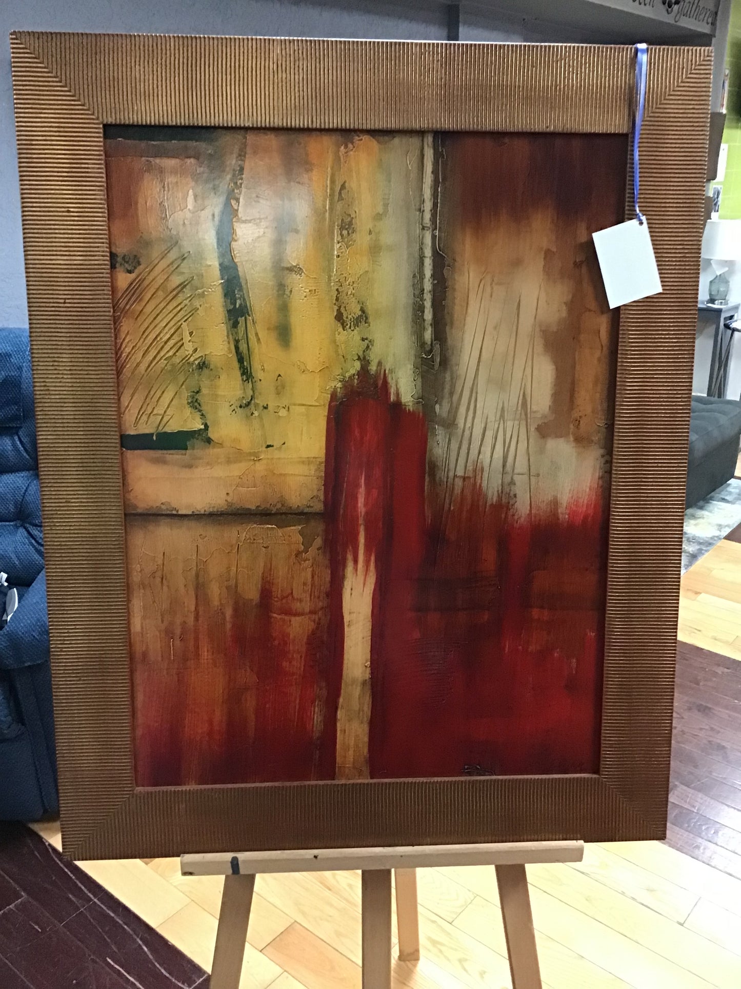 Signed Frank Vostell Abstract Art