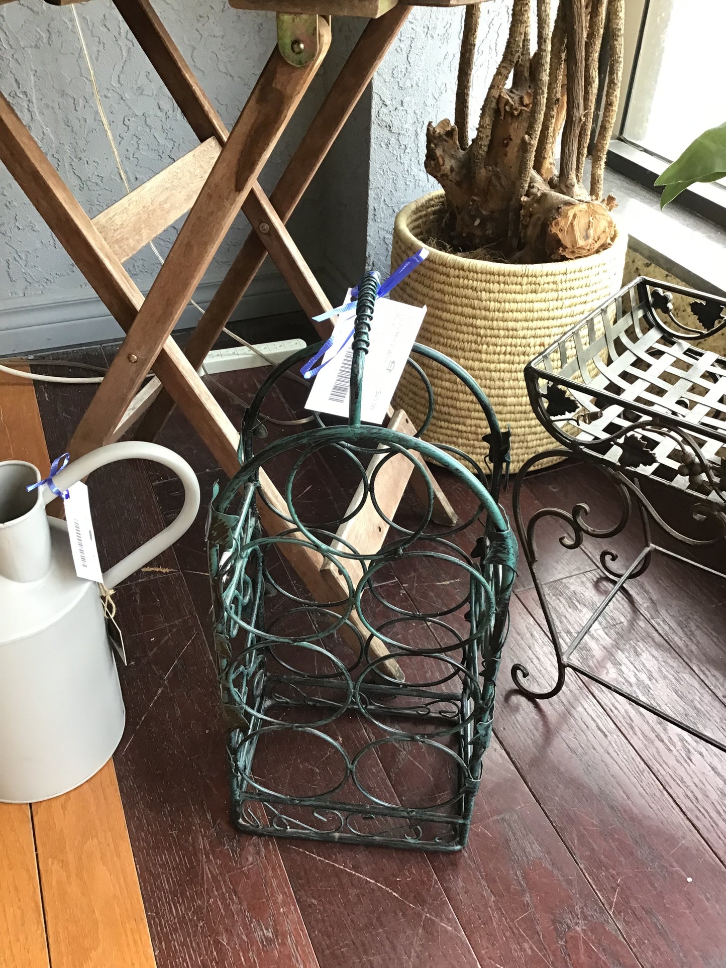 Leafy Metal Wine Rack