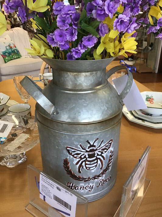 New! Metal Milk Can