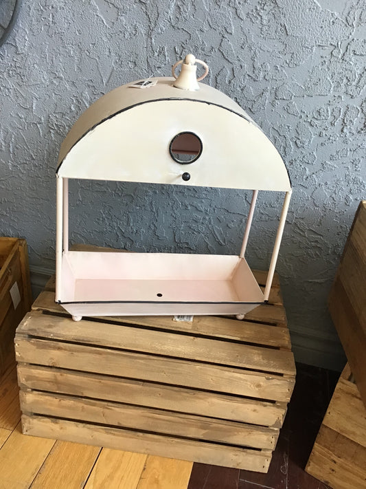New! Cute Metal Bird Feeder