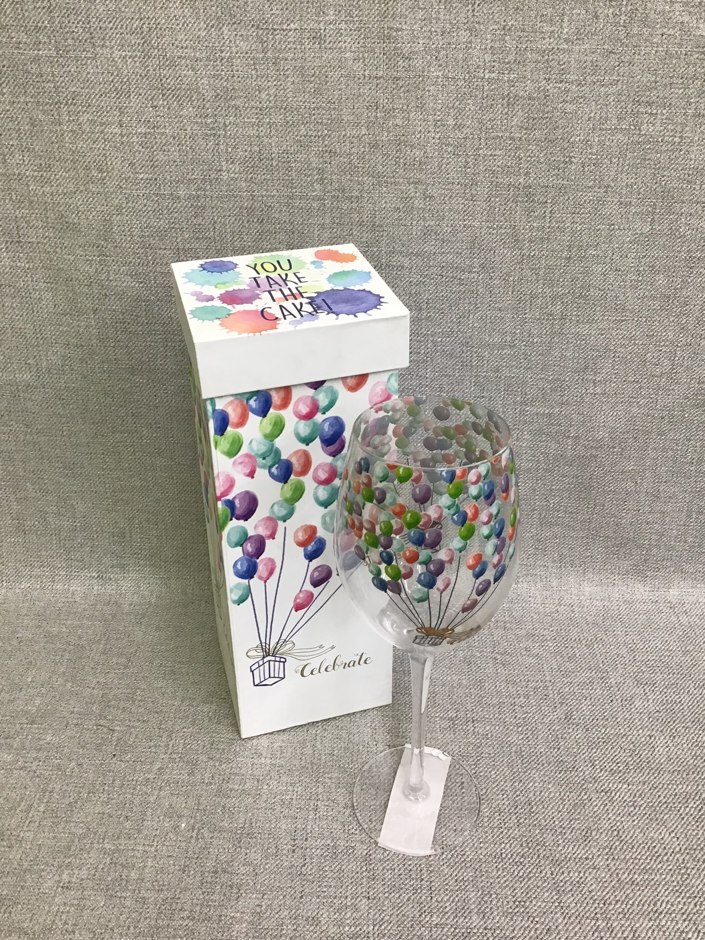 New! Cypress Home Wine Glass- Celebrate
