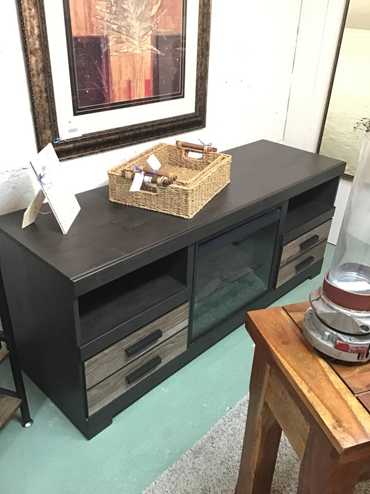 Modern Electric Fireplace TV Stand
