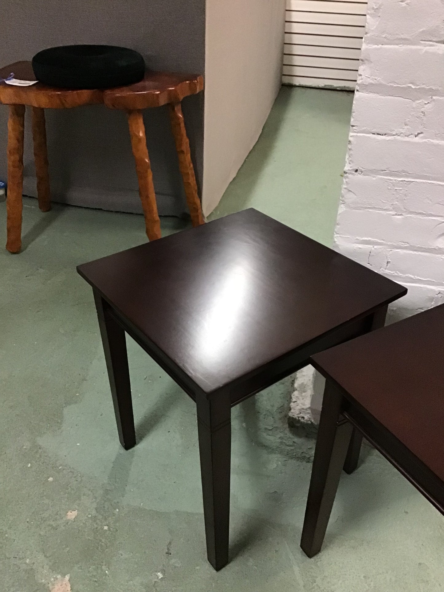 Dark Wood Side Table