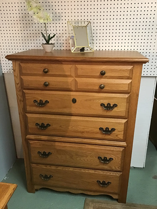 Palliser Natural Solid Wood Tallboy Dresser