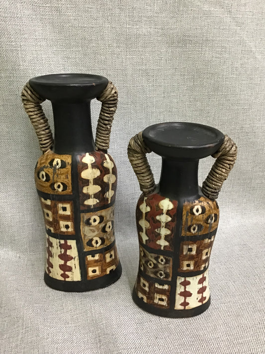 Aztec Candle Holders