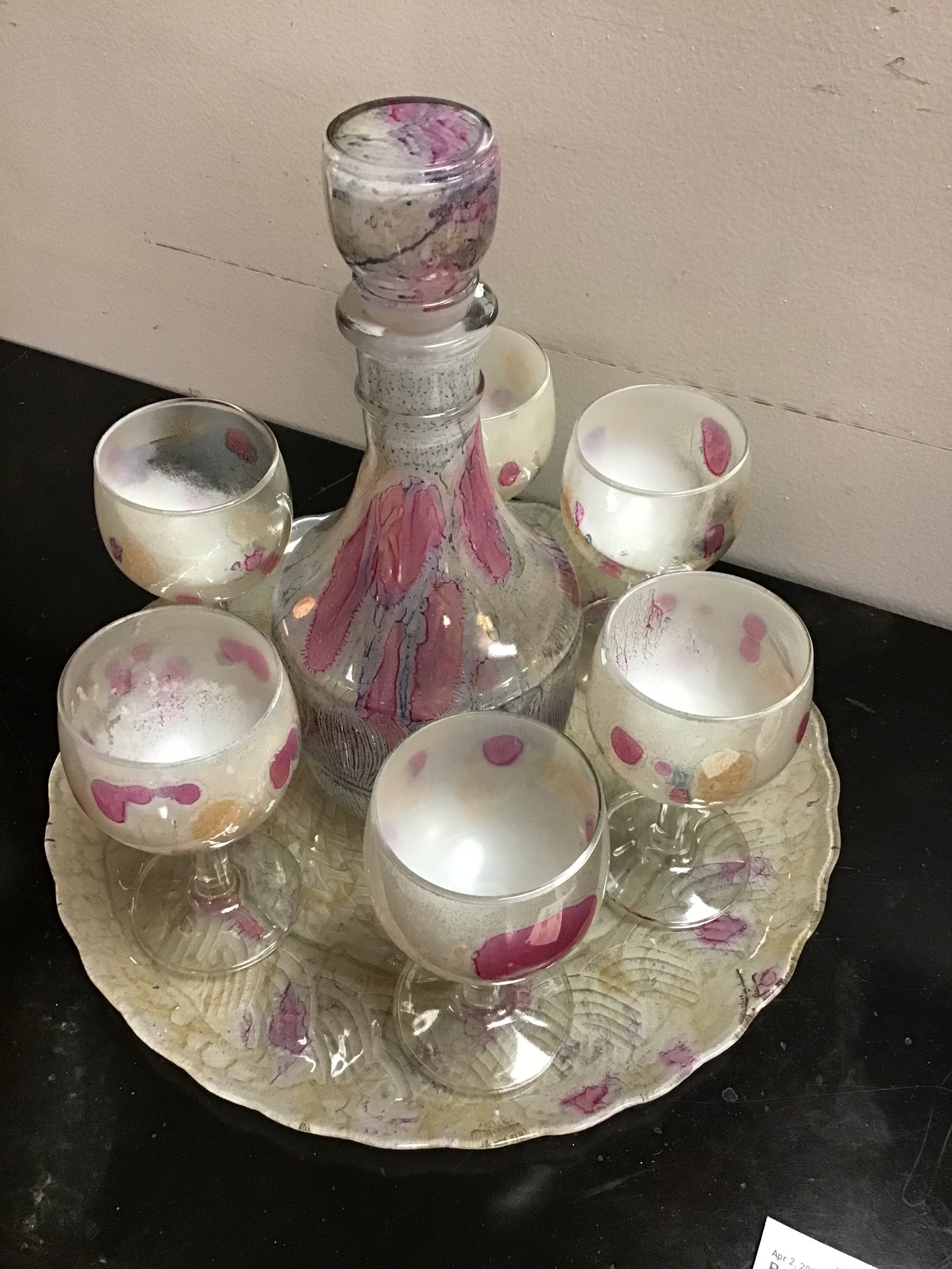 Beautiful Glass Drinking Set (7pcs)