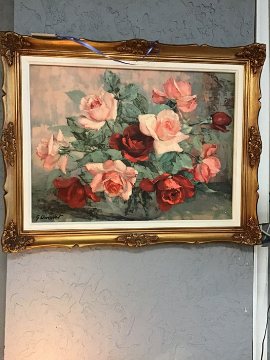 Framed & Signed Oil Painting by Georges Danset