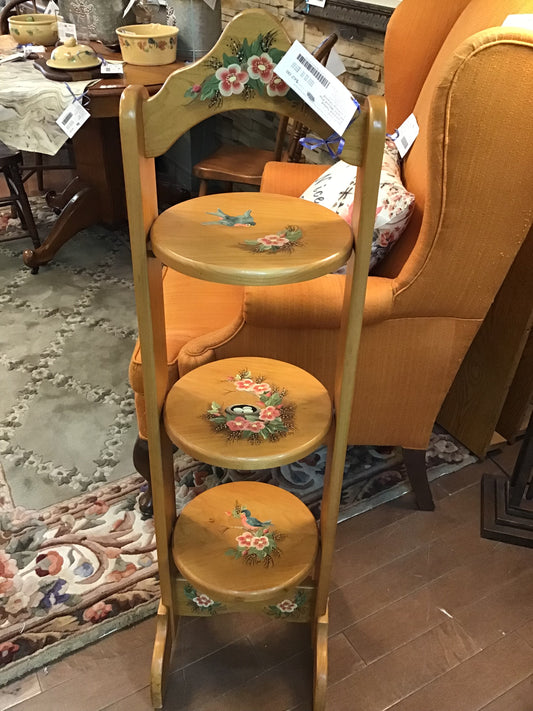 Painted Solid Maple Wood Pie Cooling Stand