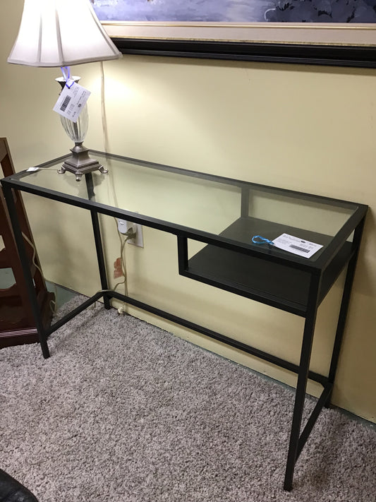 Glass Topped Desk