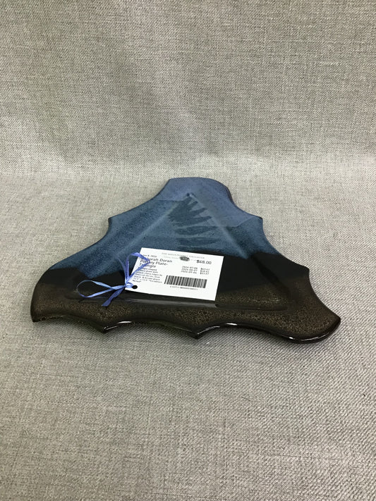 Deborah Doran Pottery Plate- Triangle