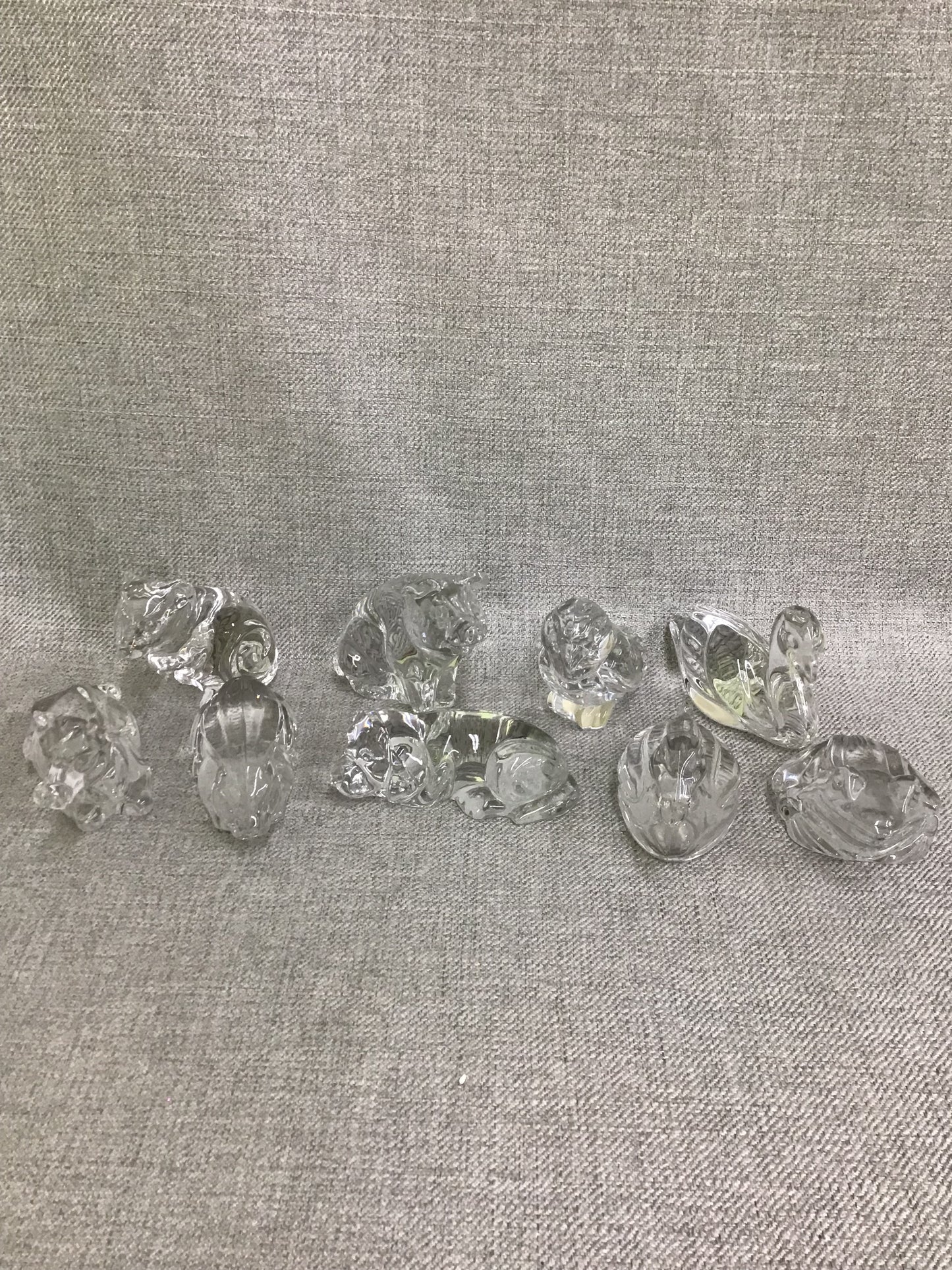 Assorted Princess House Pets Crystal Figurines