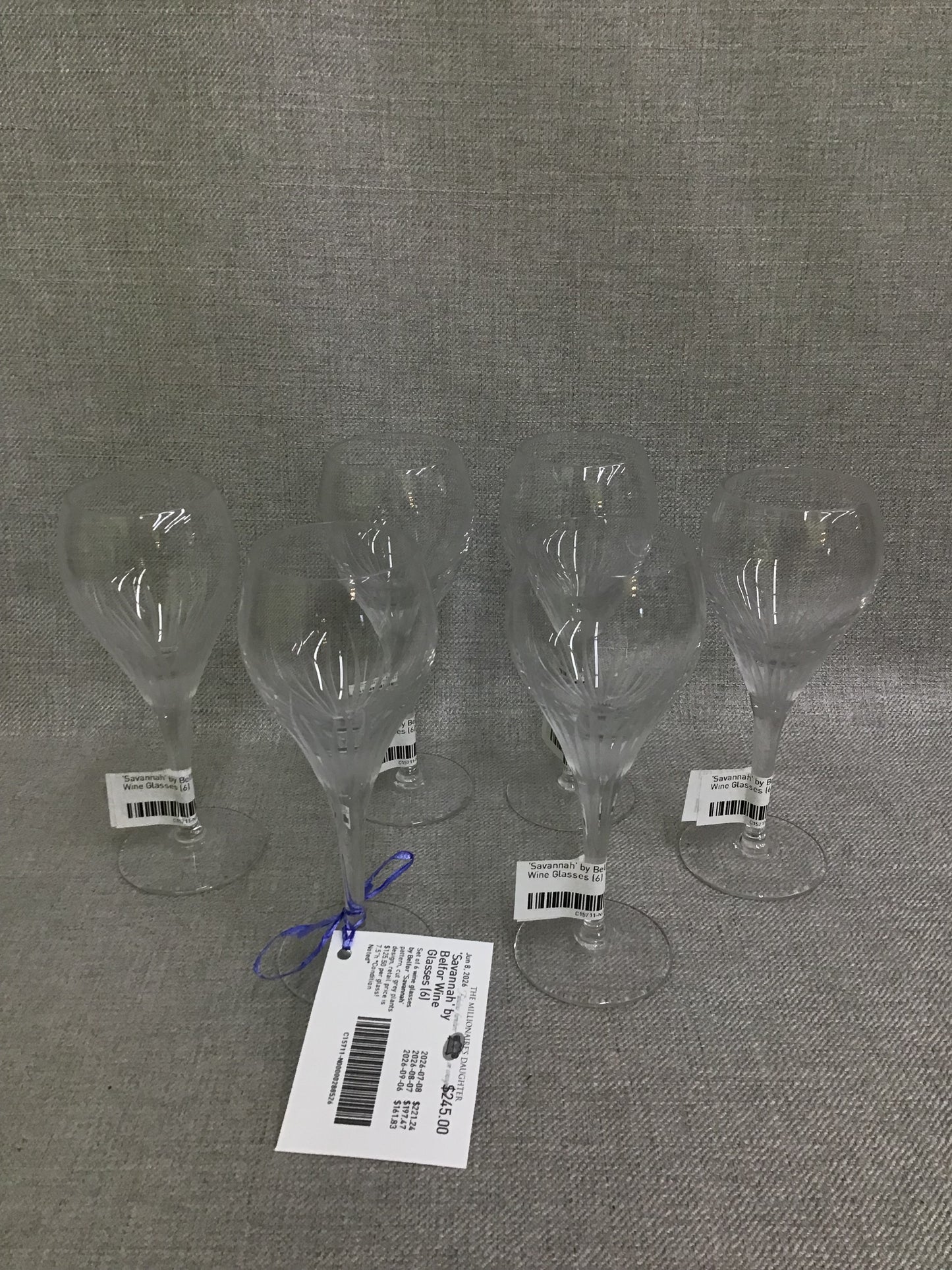 'Savannah' by Belfor Wine Glasses (6)