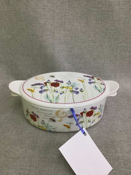 'Spring Blooms Collection' Oval Baking Dish