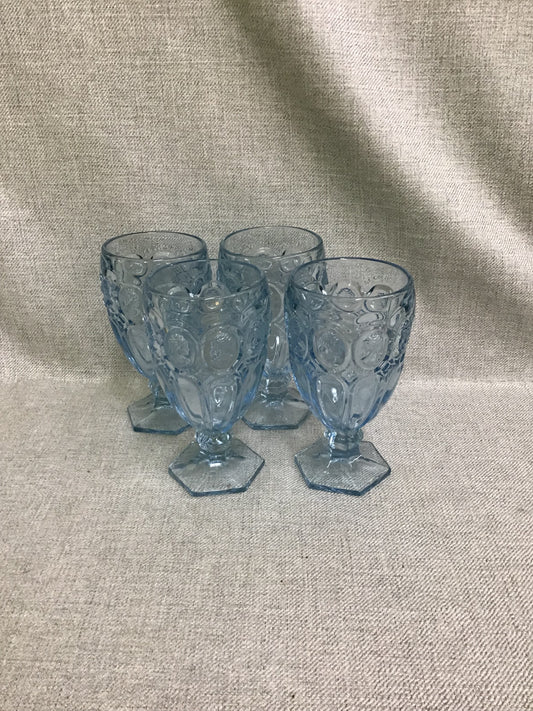 Set of 4 Fostoria Goblets