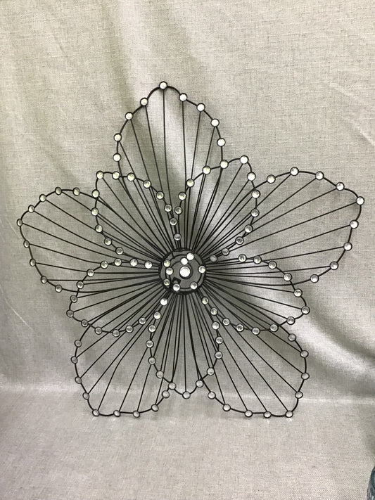 Black Metal Wall Decor w Bling
