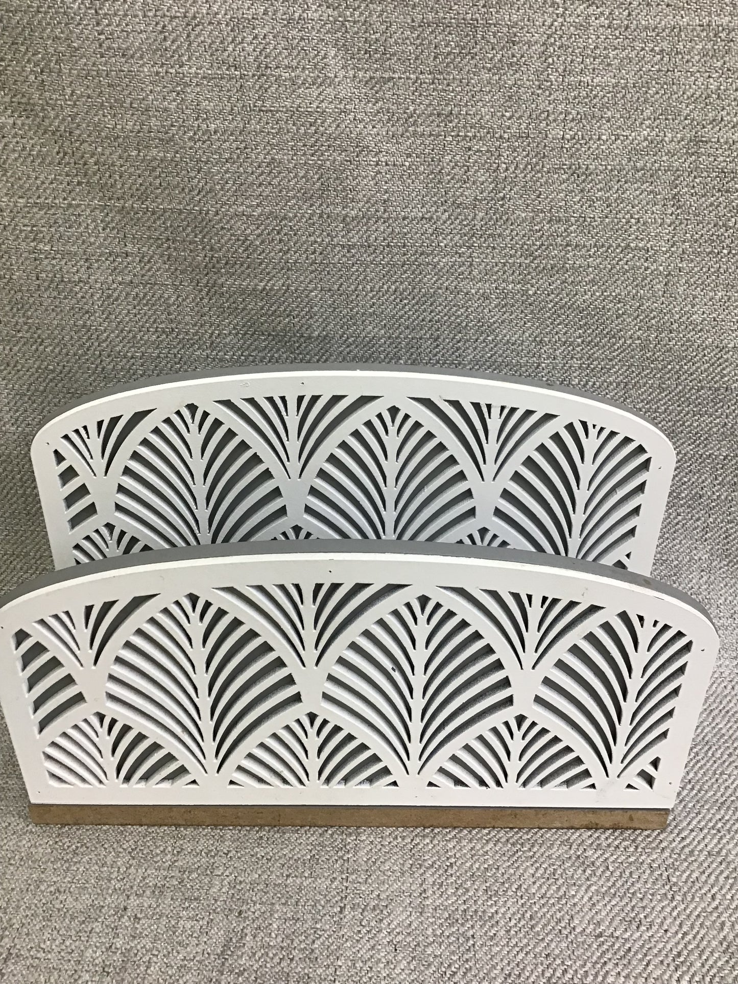 Modern Painted Wood Mail Holder