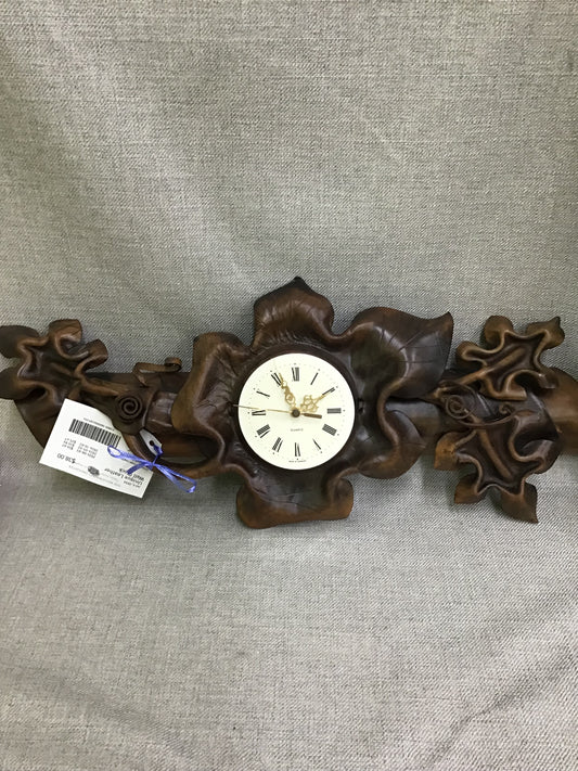 Unique Leather Wall Clock