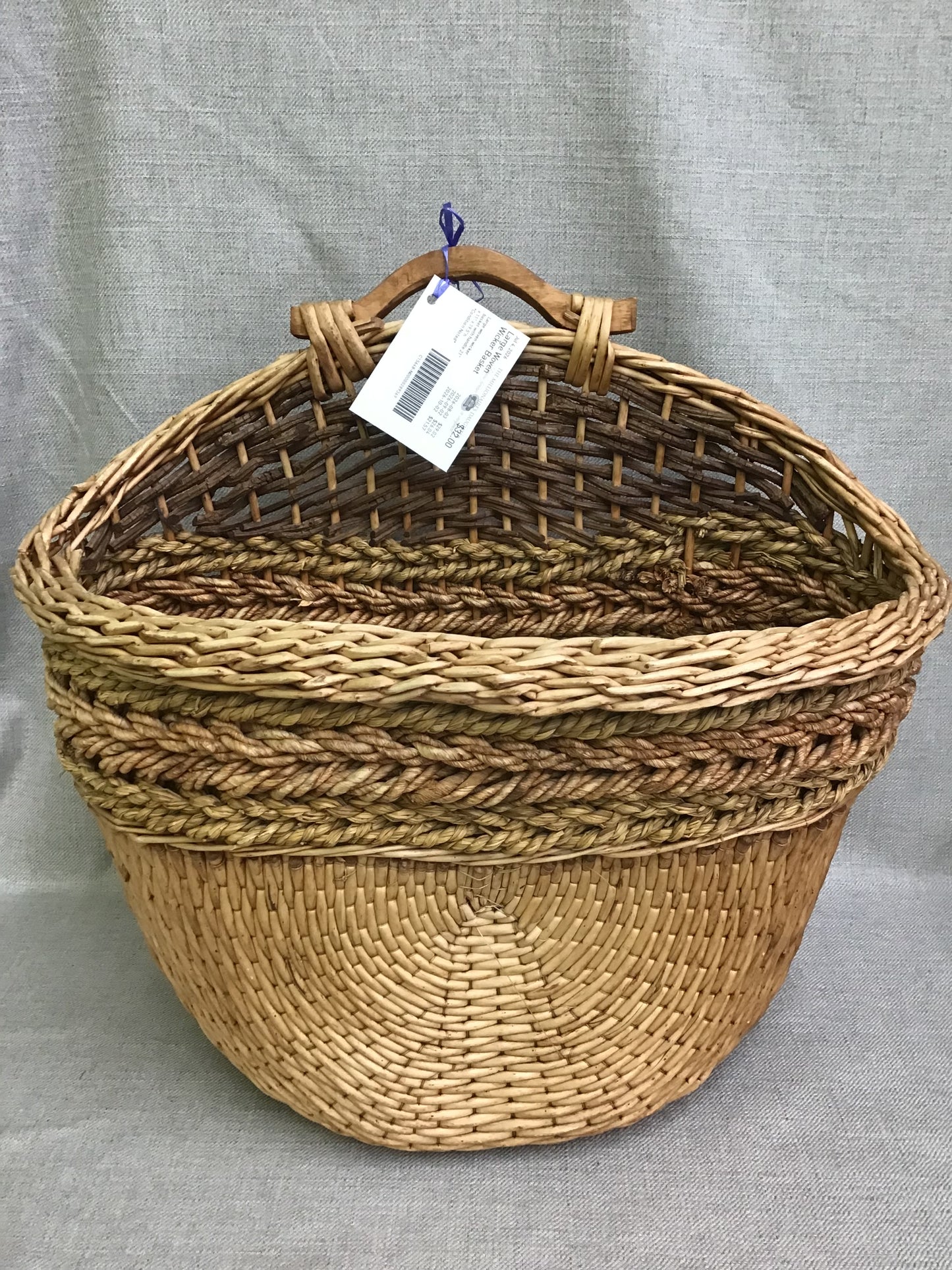 Large Woven Wicker Basket