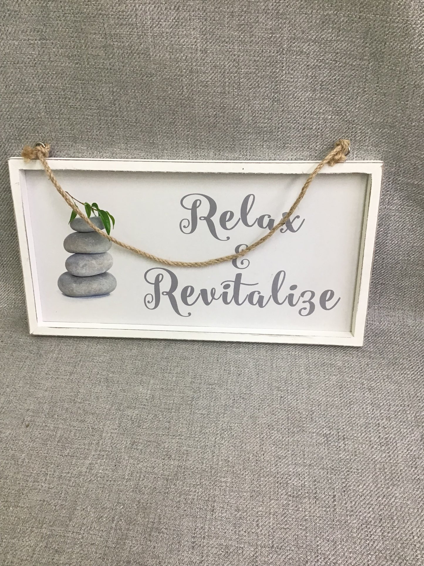 Relax &  Revitalize Sign
