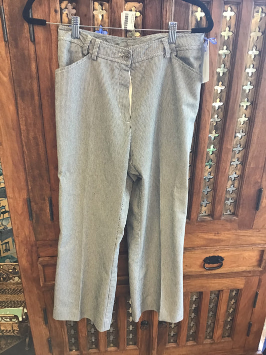 Striped Blue And White Pants