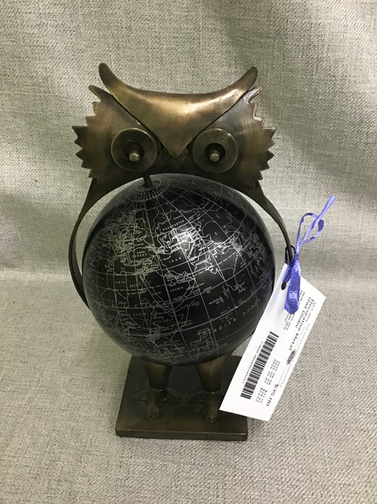 Decorative Metal Owl Globe