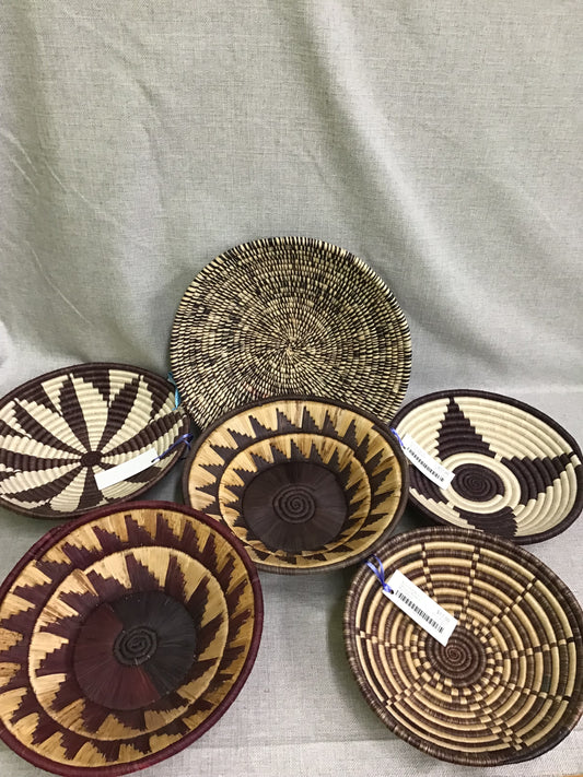Assorted Woven Hanging Baskets Wall Decor-Each