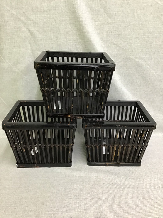 Black Decorative Basket (Each)