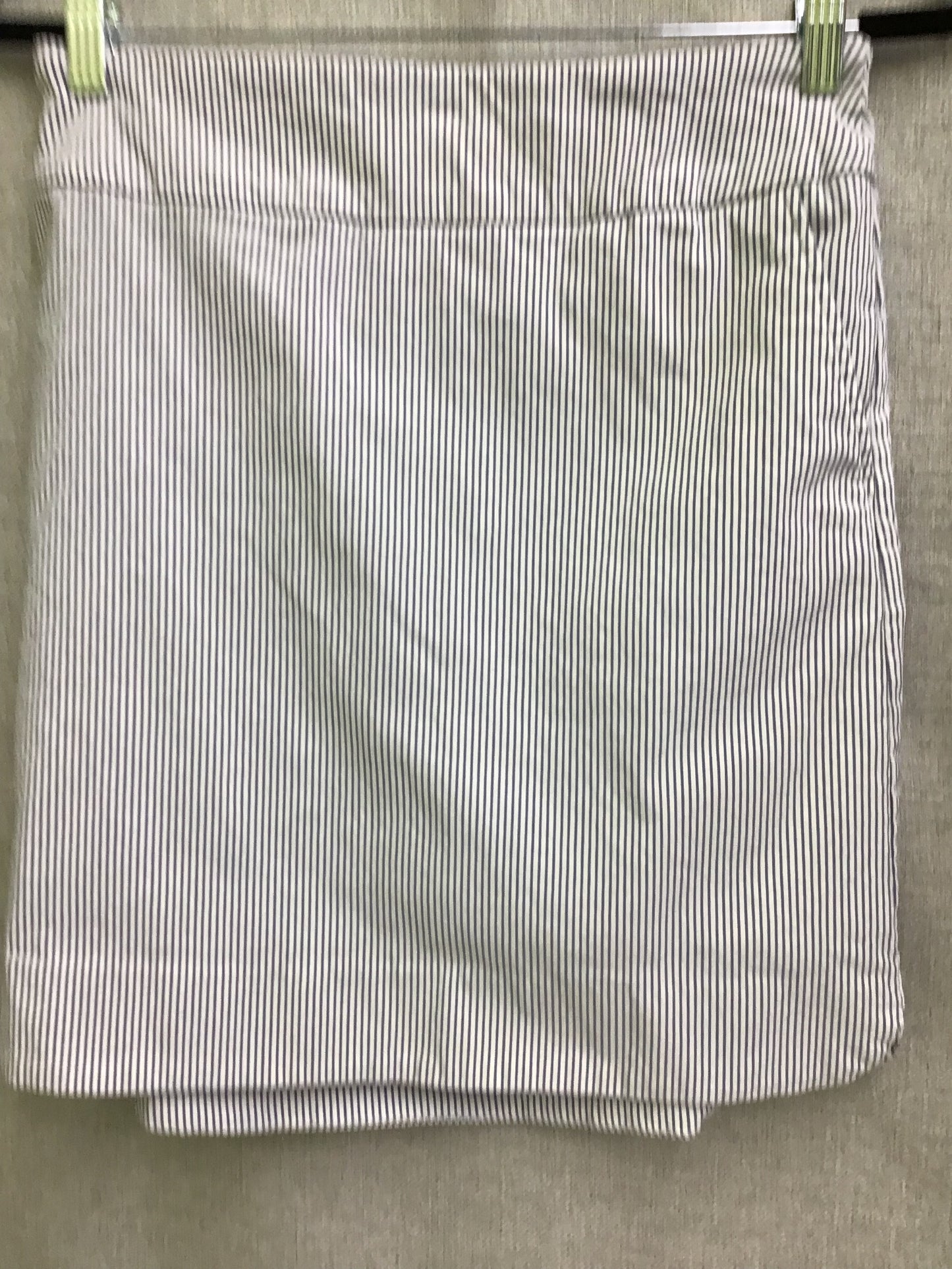 White and Blue Striped Skort