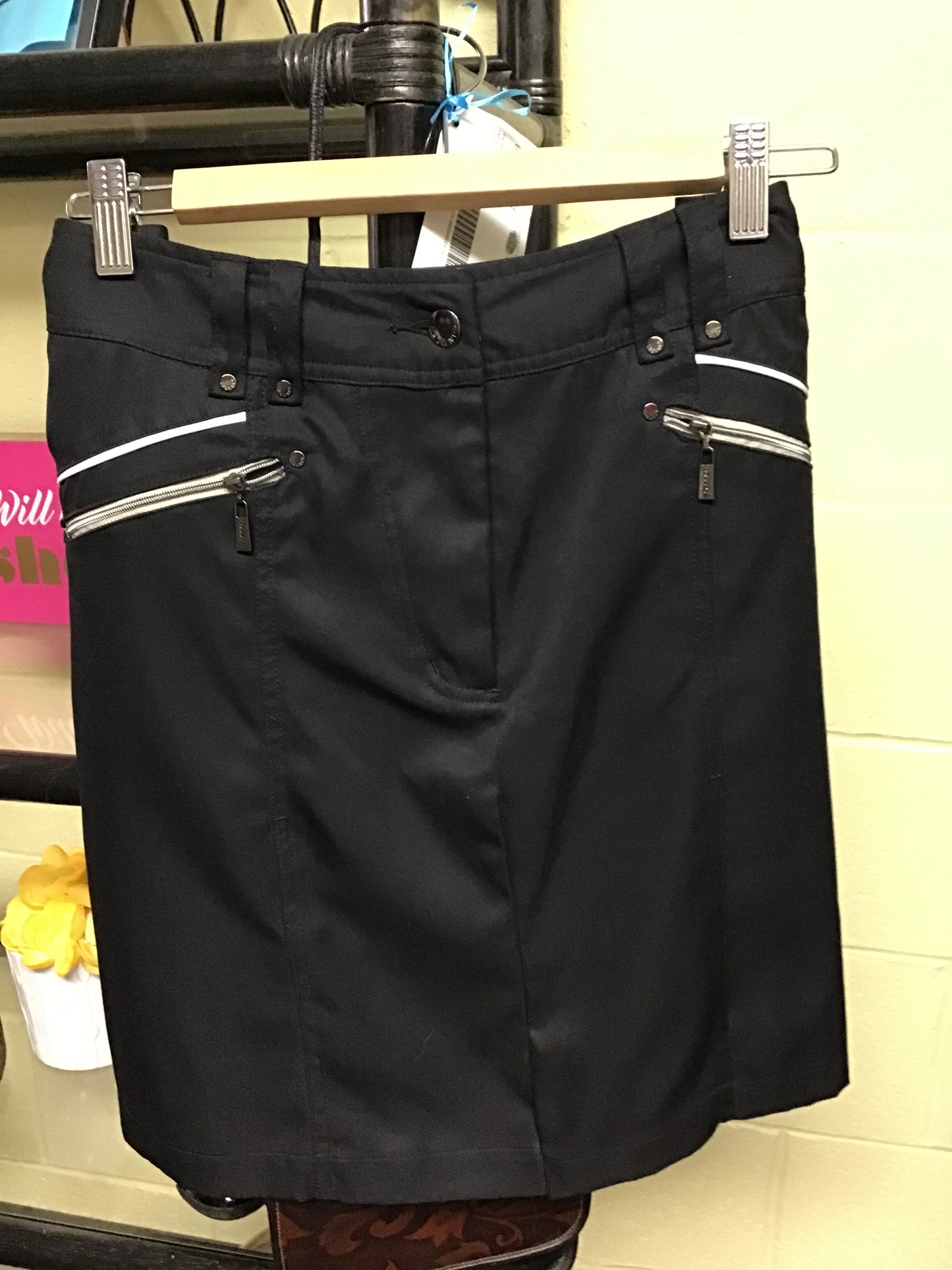 Spanner Golf Black Skort