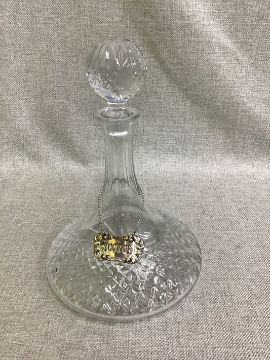 Scotch Decanter w Stopper