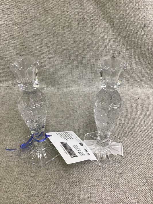 Queen Lace Candlestick Holders (2)