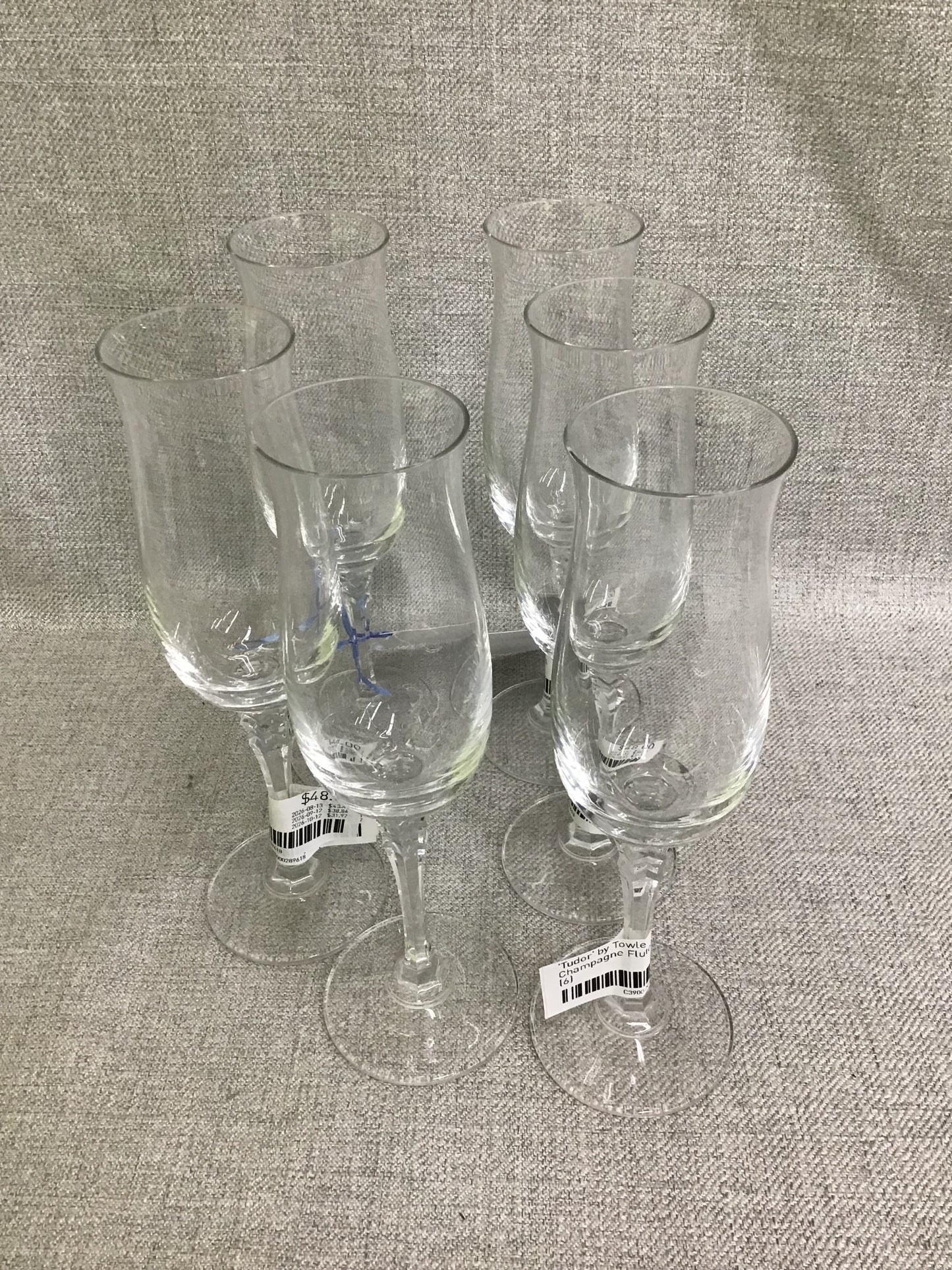 'Tudor' by Towle Champagne Flutes (6)