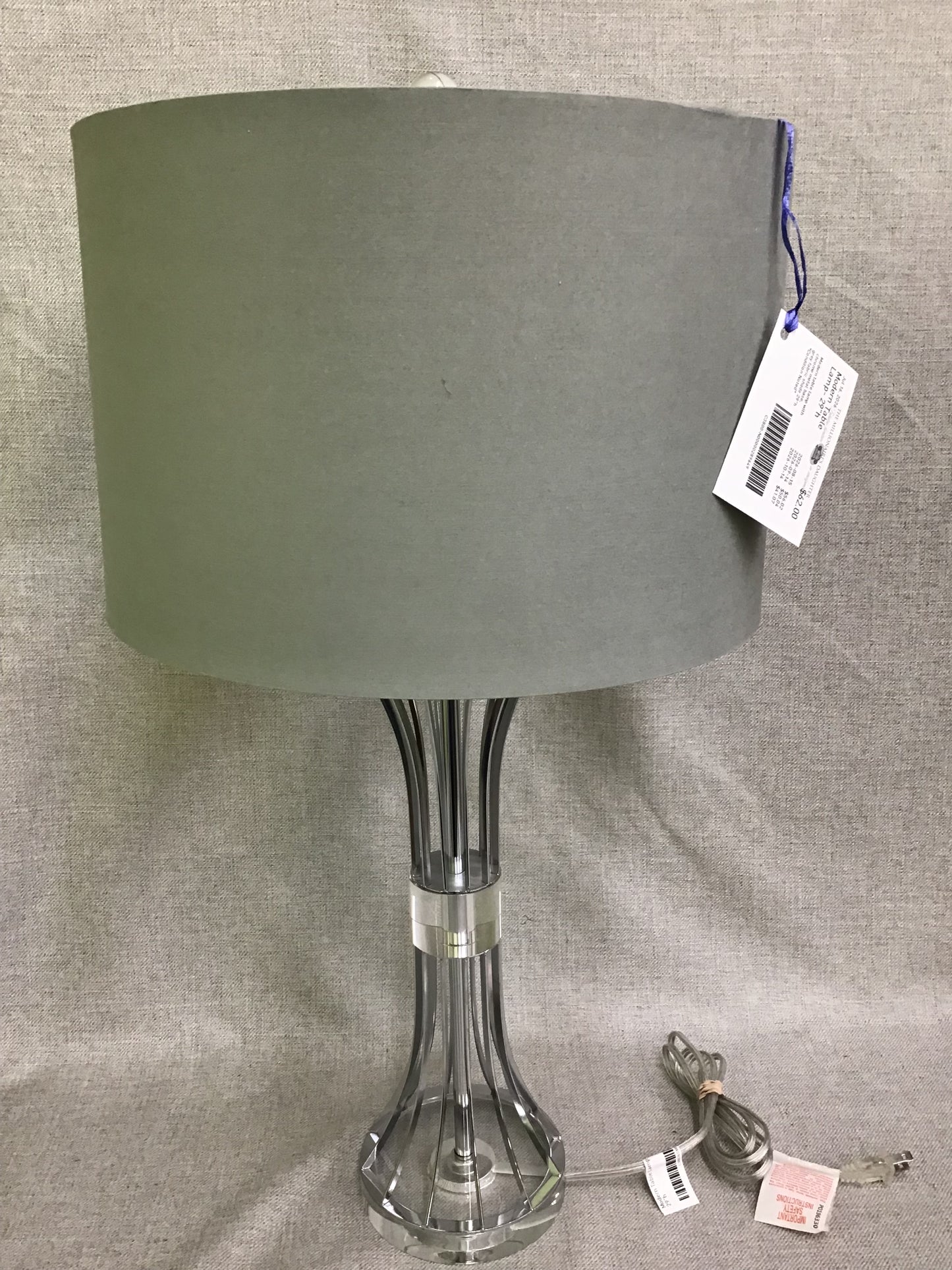 Modern Table Lamp- 29"h
