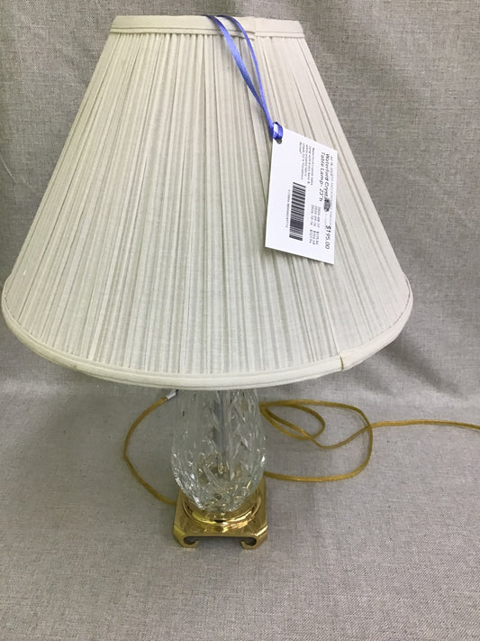 Waterford Crystal Table Lamp- 23"h